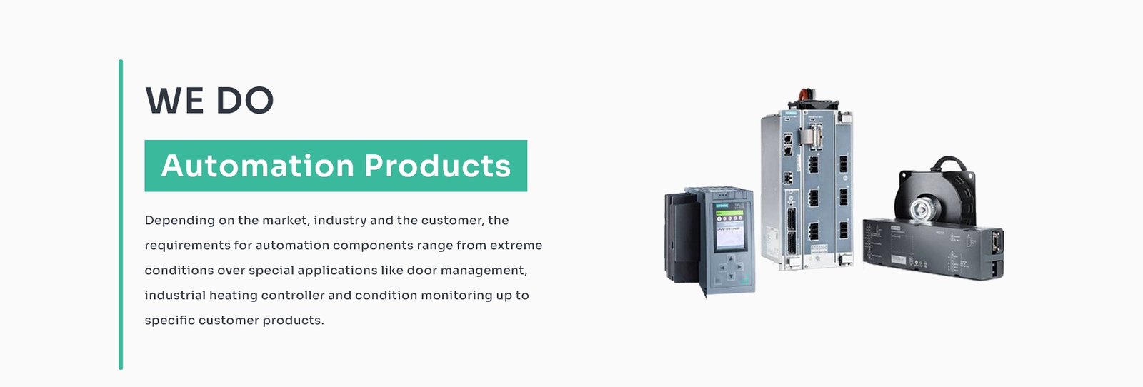 Industrial automation equipment supplied by UIAPL across sectors